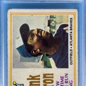 1974 Topps Hank Aaron #1 PSA 2 All Time HR King