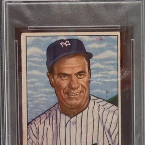 1950 BOWMAN Hank Bauer #219 BASEBALL CARD GRADED PSA 4