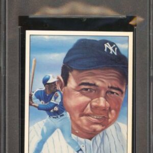 Babe Ruth Card 1986 TCMA Simon's Super Stars #2 PSA 9