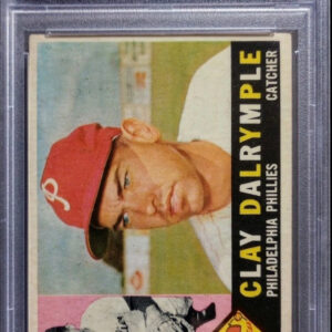 1960 Topps #523 Clay Dalrymple PSA grade 3 Very Good