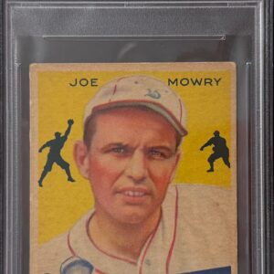 1934 Goudey Joe Mowry #59 Boston Braves PSA 3.5