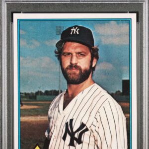 1976 TOPPS #650 THURMAN MUNSON PSA 8