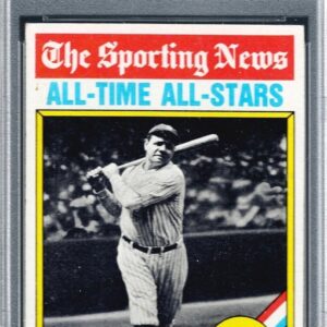 PSA 4 + 1976 Topps #345 Babe RUTH AS, Centered - Yankees HOF - Shows Better