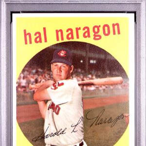 1959 Topps -Hal Naragon #376 PSA 5
