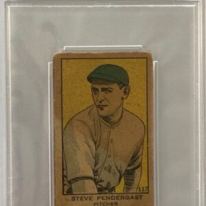1919-21 W514 Steve Pendergast #117 Philadelphia Quakers PSA 2.5 Good+ Hand Cut