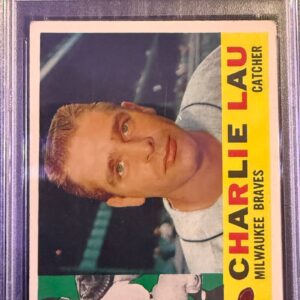 1960 Topps Charlie Lau #312 Milwaukee Braves PSA 3