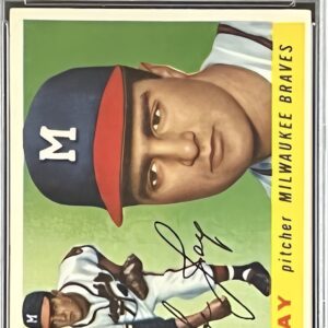 1955 Topps Joe Jay #134 Milwaukee Braves PSA 4