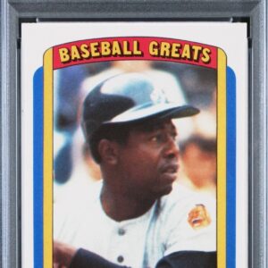 1990 SWELL BASEBALL GREATS #2 HANK AARON PSA 9