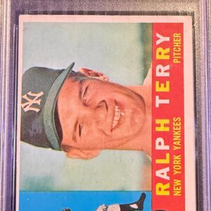 1960 Topps Ralph Terry #96 New York Yankees PSA 3