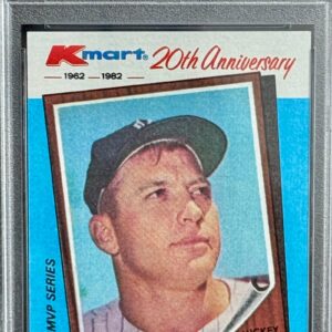 1982 Topps K-Mart Mickey Mantle HOF #1 Card PSA 9
