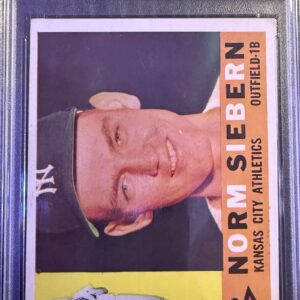 1960 Topps Norm Siebern #11 Kansas City Athletics PSA 4