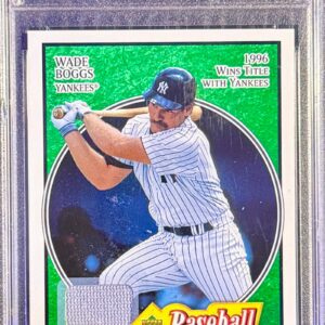Wade Boggs 2005 Upper Deck Emerald PSA 9