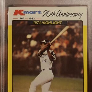 1982 K-mart #43 Hank Aaron Psa 5
