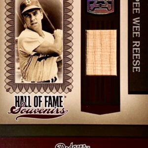 Pee Wee Reese 2005 Donruss Greats Bat card -8 Game Used Relic