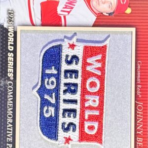 Johnny Bench 2010 Topps 1975 World Series patch