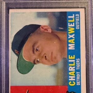 1960 Topps Charlie Maxwell #443 Detroit Tigers PSA 3