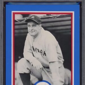1976 Lou Gehrig PSA 7 Shakey's Pizza Baseball All Time Greats #18 Low POP5