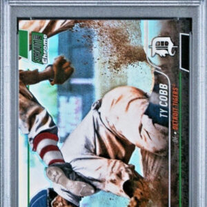2022 Topps Stadium Club Chrome 251 Ty Cobb Green Refractor #19/99 PSA 10 POP 4