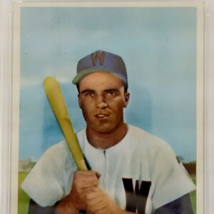 1954 Bowman Eddie Yost #PSA 7 #72 Washington Senators