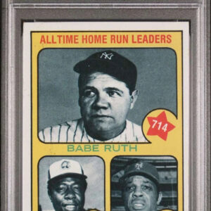 1973 Topps #1 Babe Ruth/Aaron/Mays PSA 5 All-Time HR